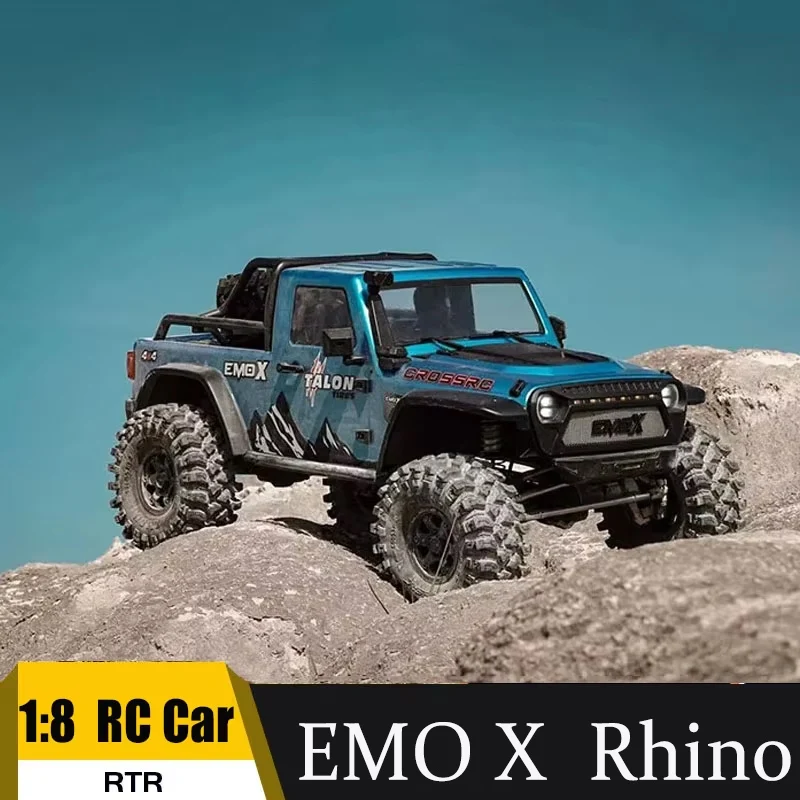 

Модель дистанционного управления Crossrc Emo X Rhino 1/8, электрический внедорожник для скалолазания, дифференциальный замок, двухскоростной дверной мост