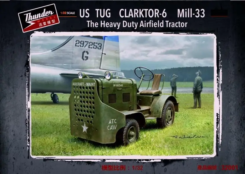 

Thunder TM32001 1/32 масштаб US Tug Clarktor 6 Mill-33 пластиковая модель комплект