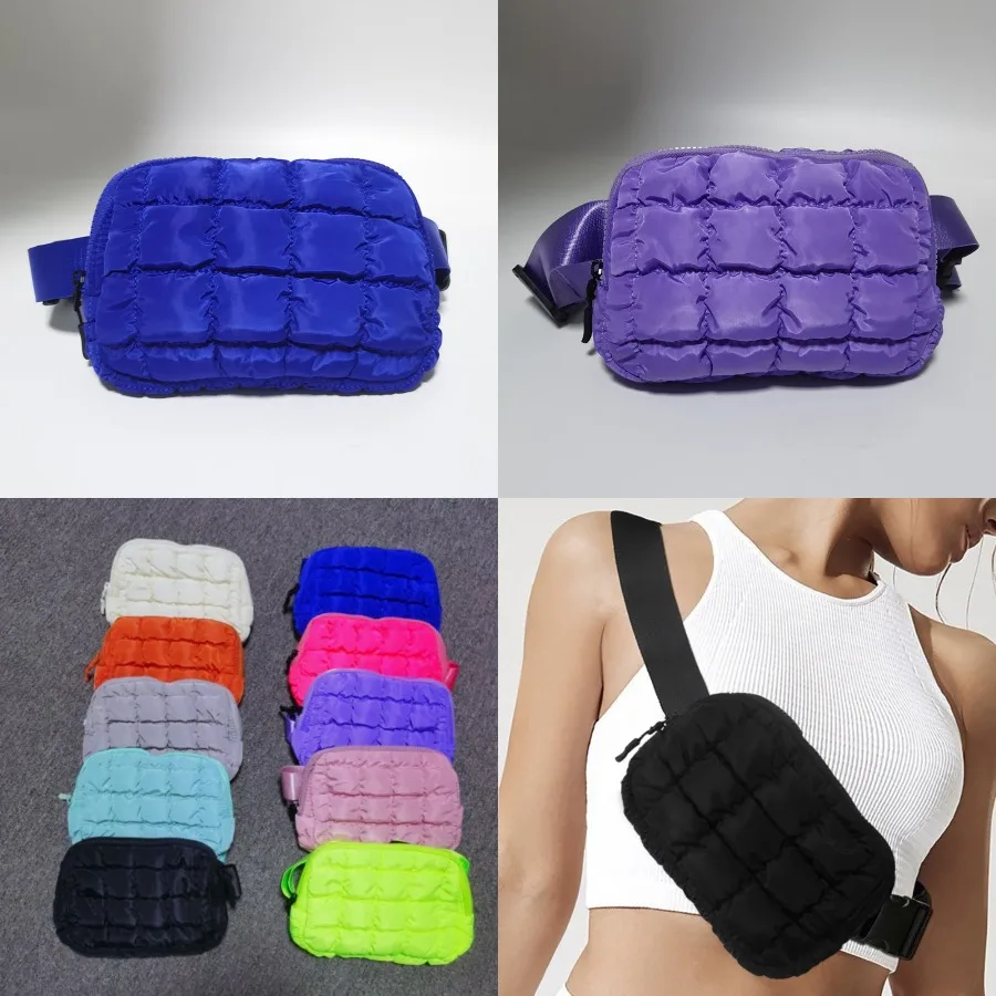 

【New style】Waist bag -section riding bag outdoor sports small backpack plaid - casual multifunctional chest bag