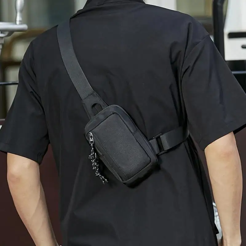 

Practical Fashion Men Chest Bag Sports Shoulder Body Oxford Man Side Sling Crossbody For Male Casual Handbag Travel Phone Bags