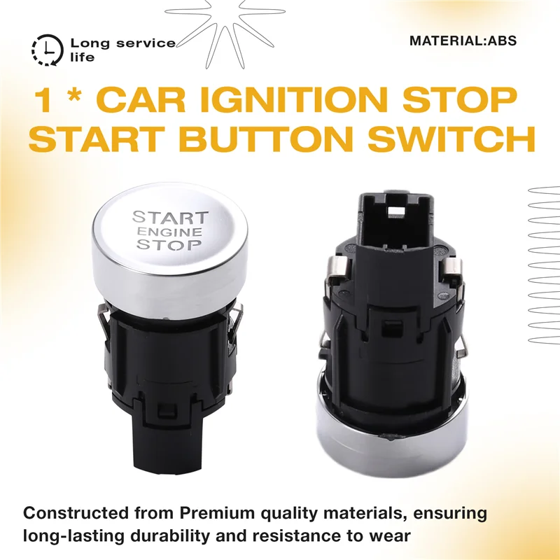 محرك بدء التبديل سيارة الإشعال وقف بدء زر التبديل زر واحد 8U0905217C ل Q2 2017-2023