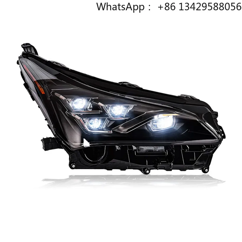

For Lexus NX Headlight Assembly 15-21 Models NX200 12V 6000K New High-End LED Matrix Lens Retrofit Headlight Plug and Play
