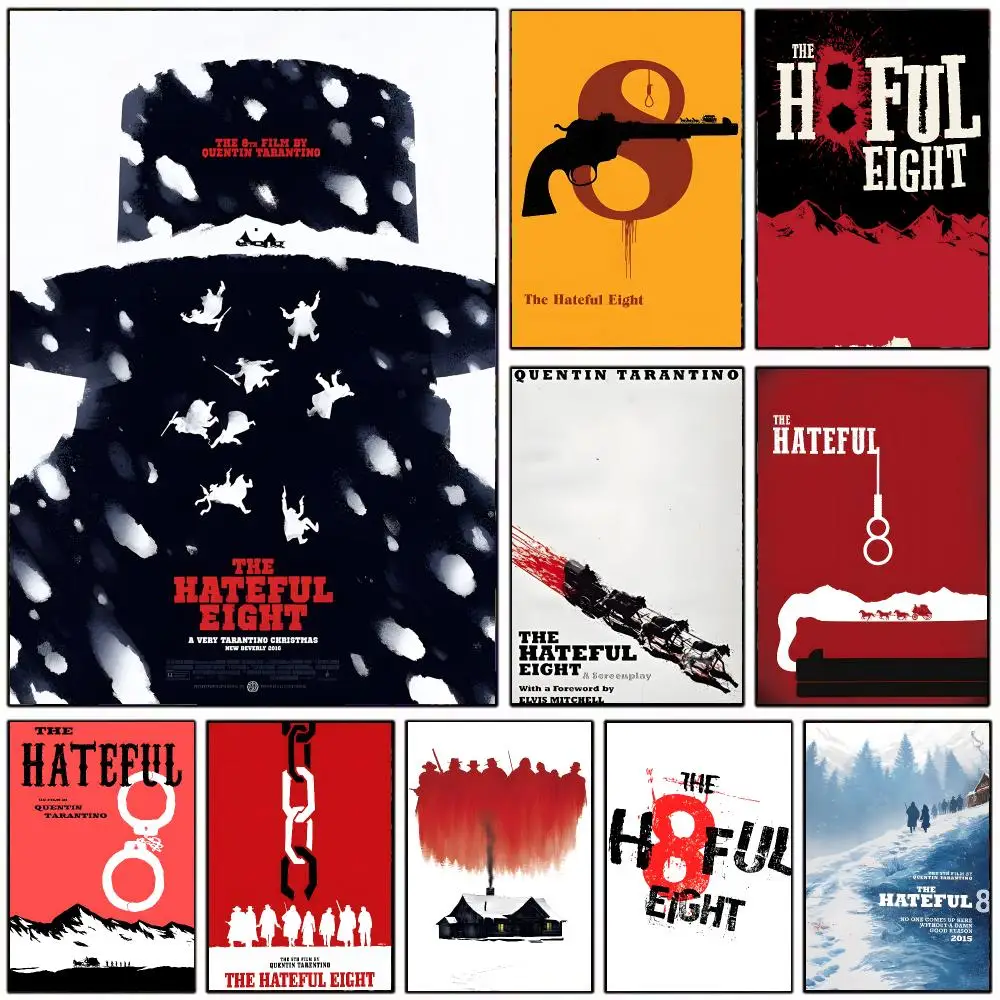 Movie Western The Hateful Eight Poster Wall Art Print Decorative Mural Home Decor Gift Unframed