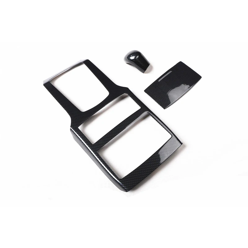 Fits Subaru Legacy 2010 2011 2012 2013 2014 ABS Carbon Fiber Style Decoration Accessories Car Interior Gear Cover Trims Stickers