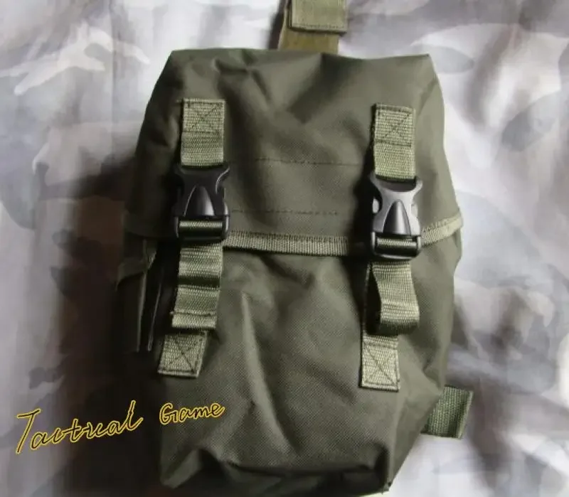 Tactical Hunting Storage Bag Accessory Bag Storage Bag Leg/Belt/Molle Gas Mask Bag  Black /Green