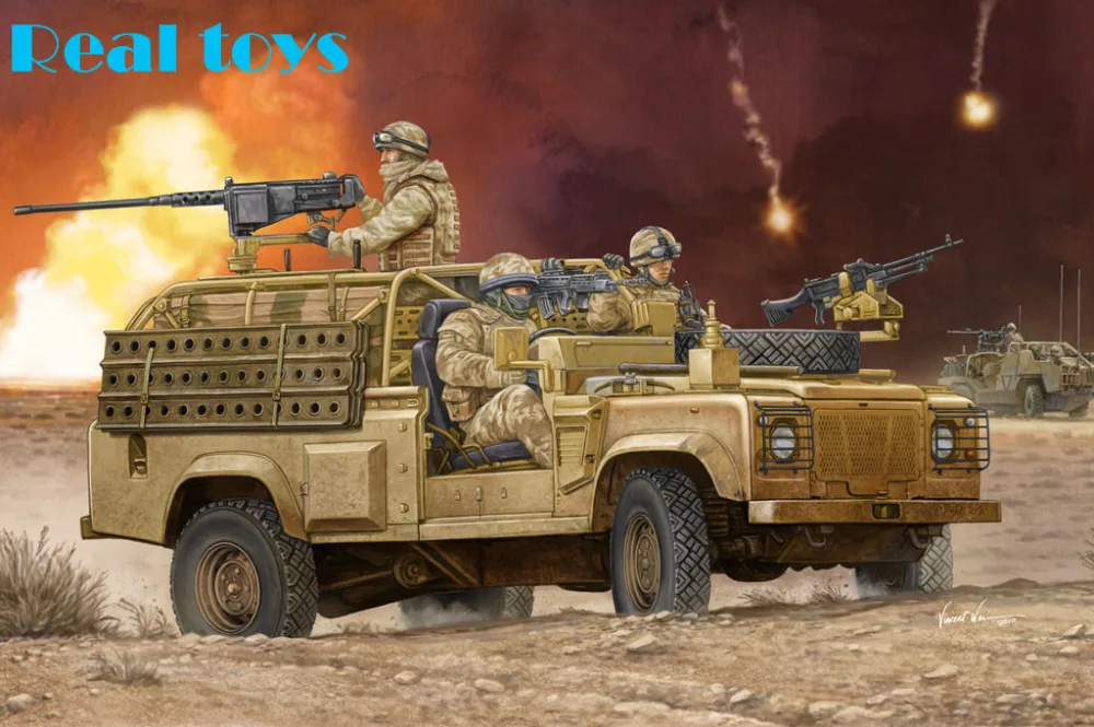 

Модель от Hobby Boss 82446 1/35 Defender XD 'Wolf' W.M.I.K. набор пластиковых моделей hobbyboss-набор моделей