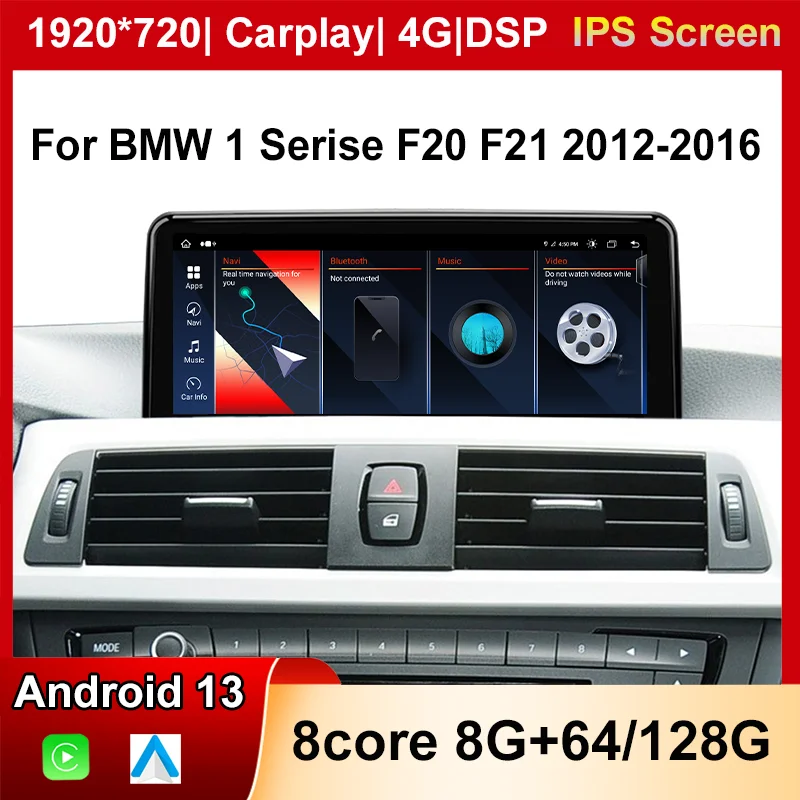 

Автомобильный DVD-плеер на Android 13 8 + 128G для BMW 1 серии F20 F21 2013-2017 EVO NBT стерео мультимедийное радио GPS-навигация Автомобильный плеер