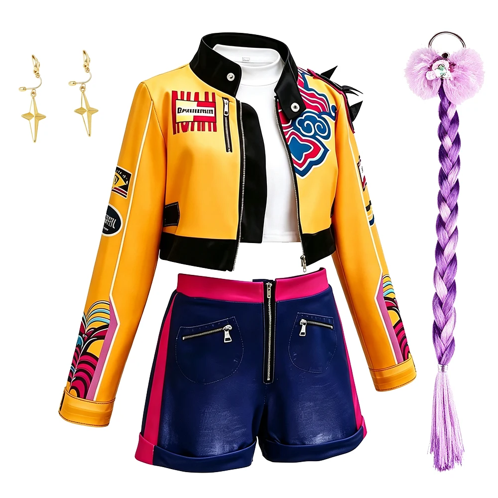 Koreanische Kinderkleidung 2026 3D-Druck 3-teiliges Rollenspiel Musik-Performance-Kostüm Tanzkostüm Kinder-Sänger-Cosplay Team-Uniform – Detail 8