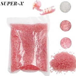 500g/pack Dental Gingival Resin Flexible Acrylic False Invisible Denture Adhesive Dental Laboratory Materials Consumables