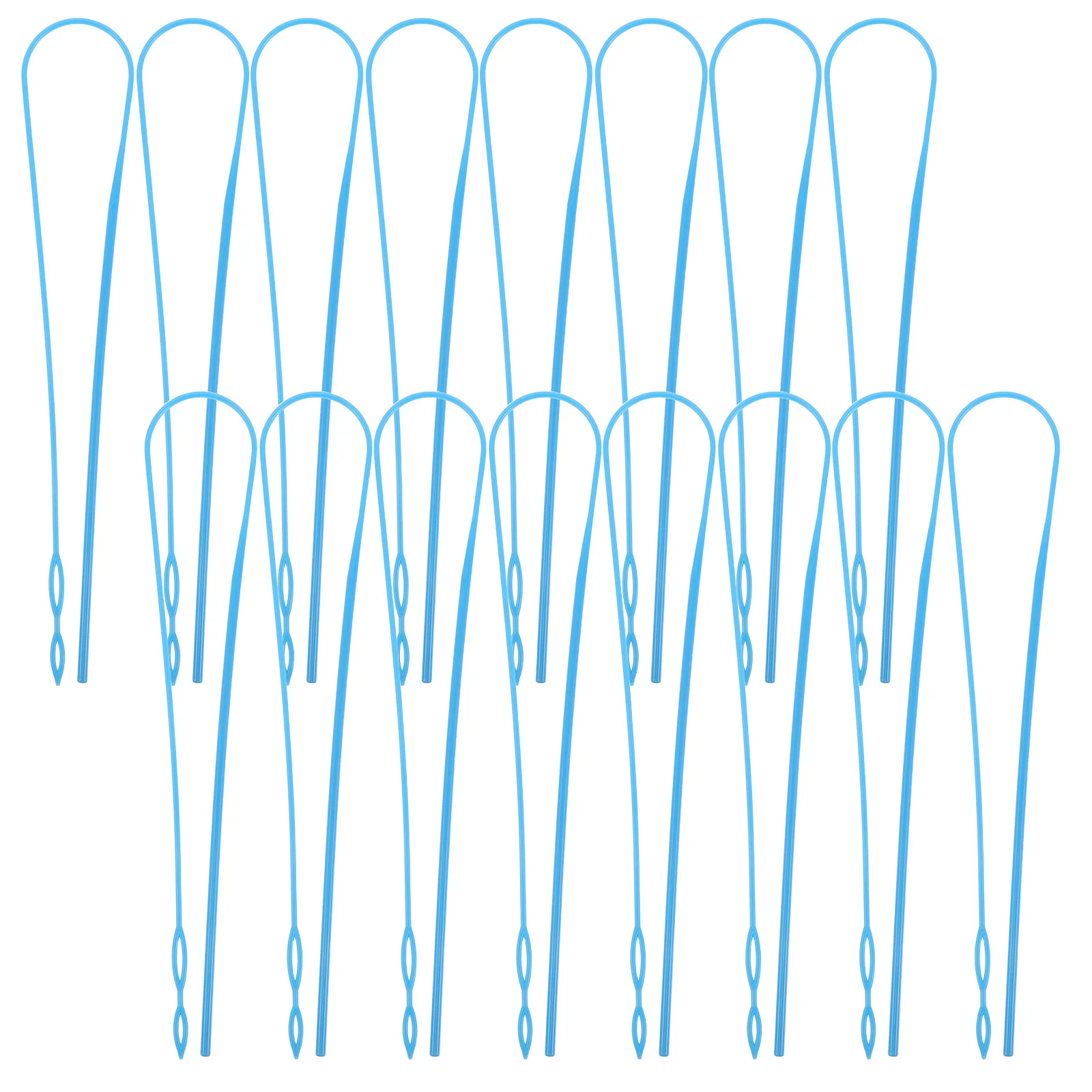 

25pcs Drawstring Threader Tool: 28Cm Universal Bendable Plastic Cord Threading Device For Hoodie Sweatpants Swim Trunks Sewing