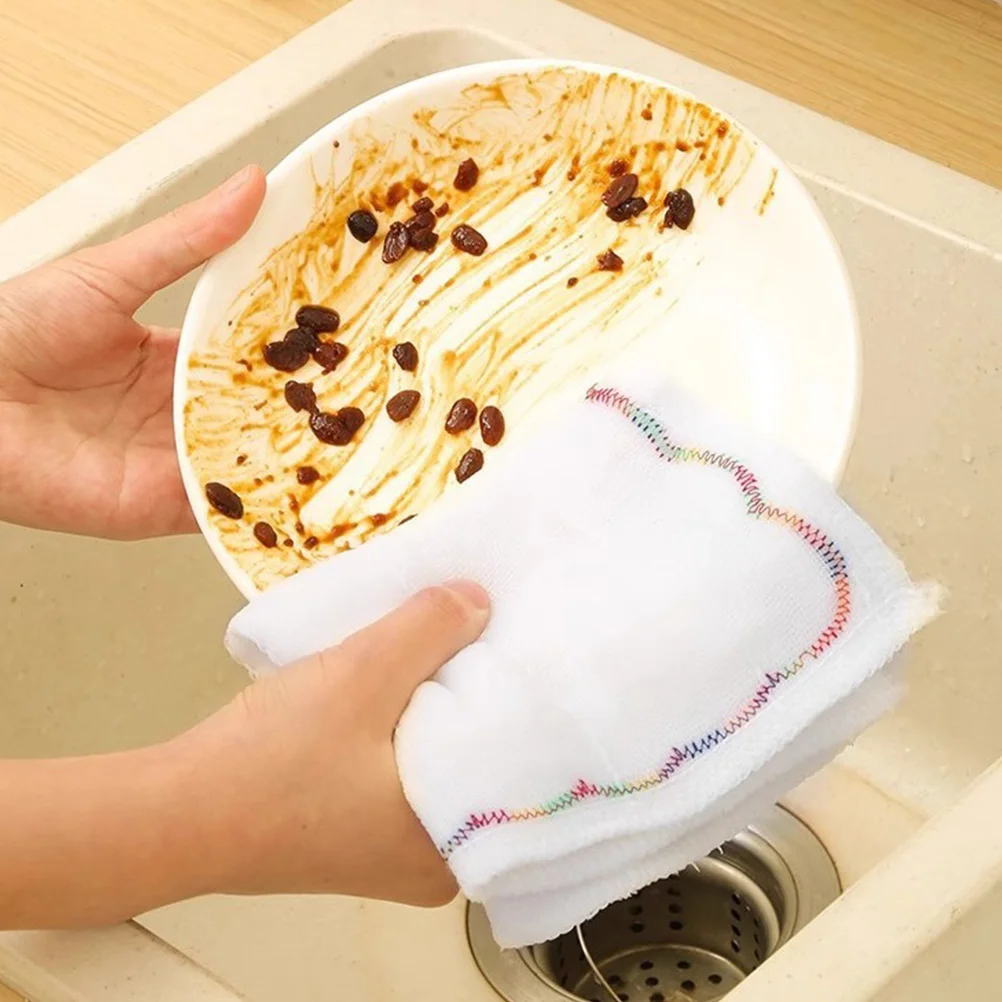 

3Pcs Highly Absorbent Reusable Dishcloths Oil Resistant Kitchen Towels for Dish Cleaning Multi Use Dish Cloth for Kitchen