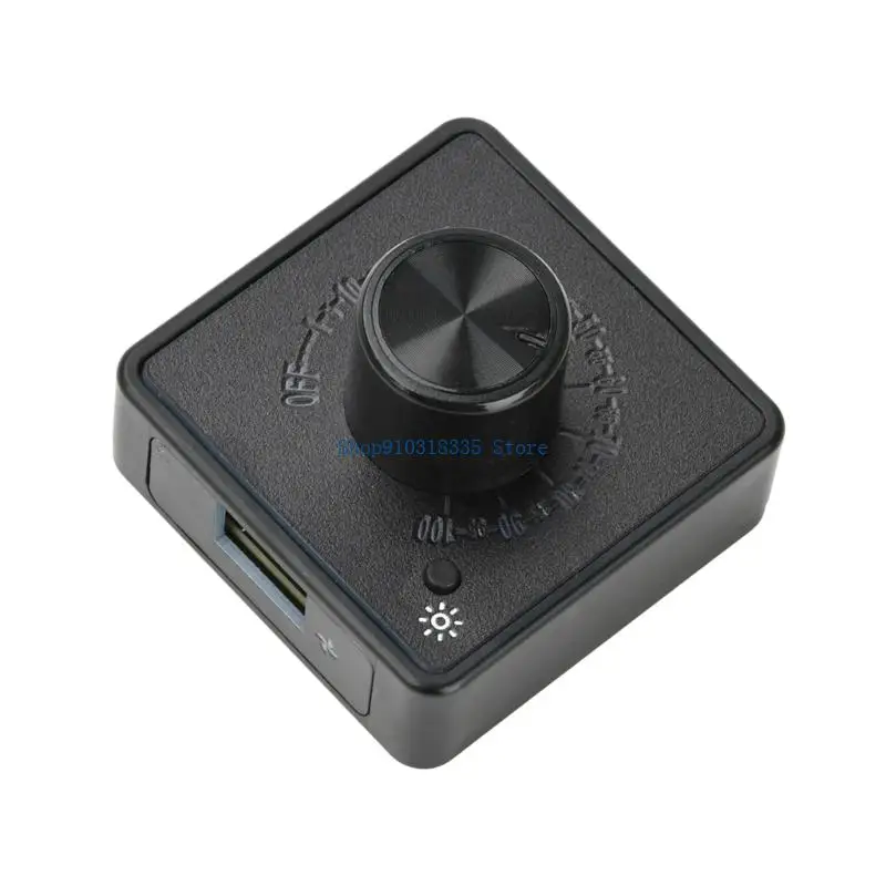  Versatiled 4 Pin Fan Speed Adjuster For DIY Builds 5V 12V Voltages Support