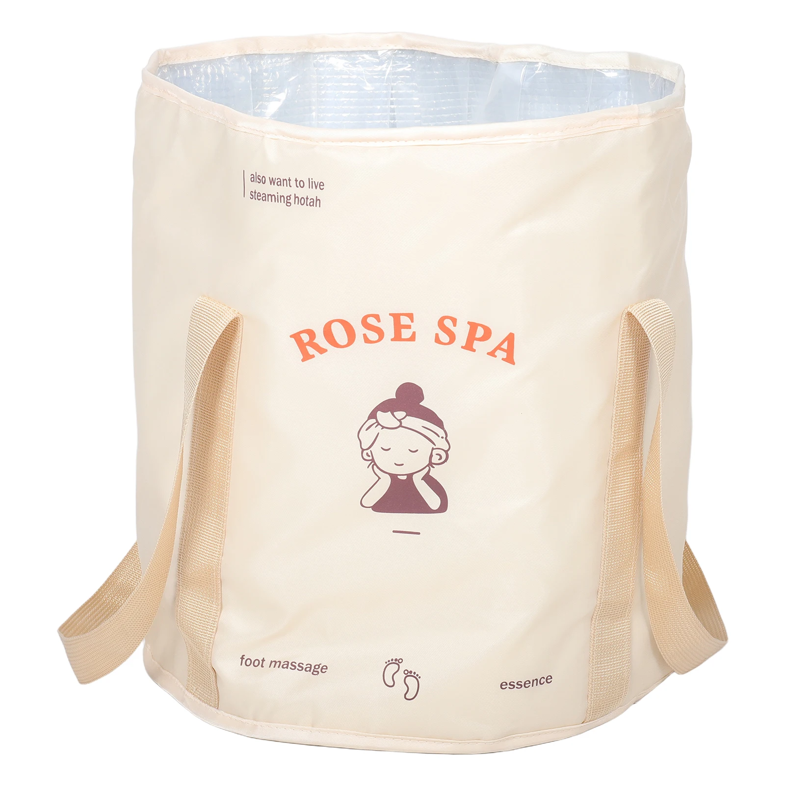 

Portable Collapsible Foldable Footbath Bucket Deep Insulated Foot Soaking Tub Spa Bath Basin Home Travel Footcare Soaker