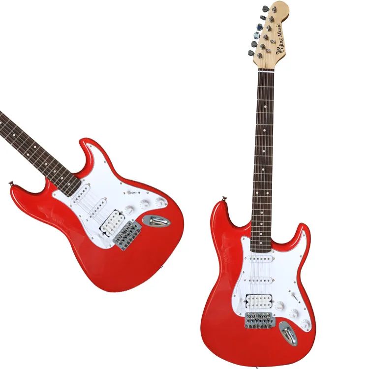 

China All Solid ST Style Customized Electric Guitar Kit Full Size Guitarra electrica for sale