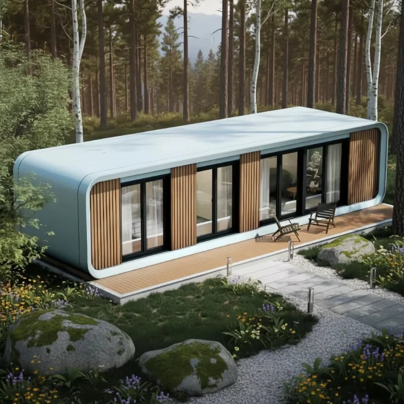 Yugong Apple Cabin House, Luxury Design, Panoramic Window, Kitchenette, Turnkey Accommodation Pod, Factory Direct