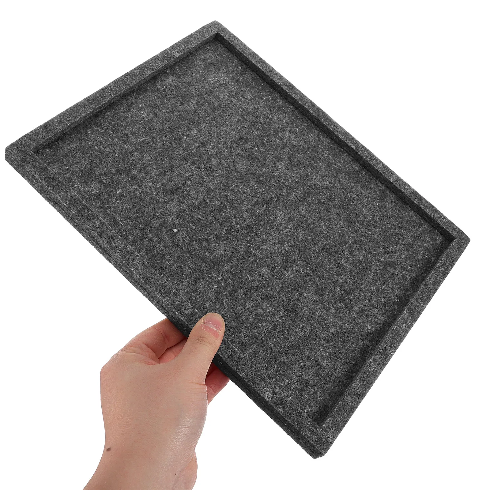 6 Pcs Jigsaw Puzzle Sorting Trays Bead Holder Storage Felt Stackable Accessories