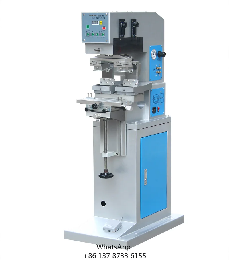 Two Color Ink Tray Pad Printing Machine
