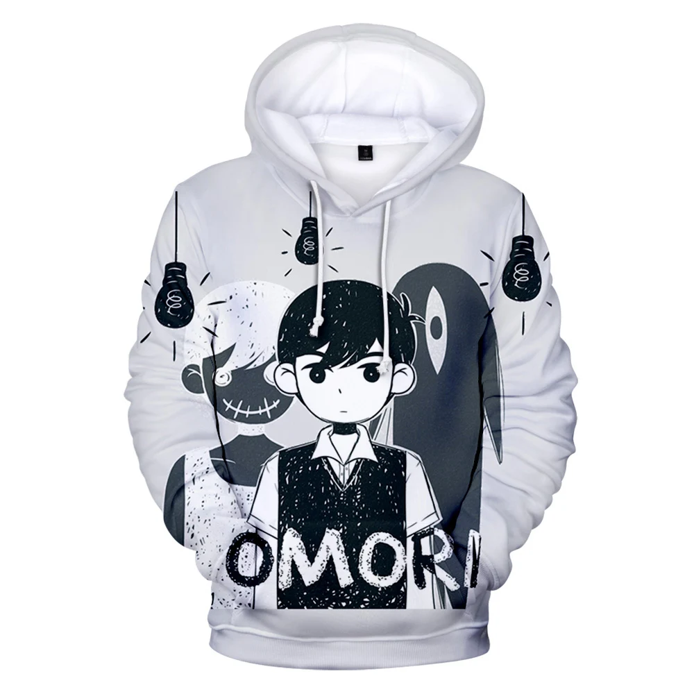 Sudadera con capucha con estampado 3D Omori para hombre y mujer, suéter holgado con capucha Harajuku, ropa de calle informal, gran oferta, 2021