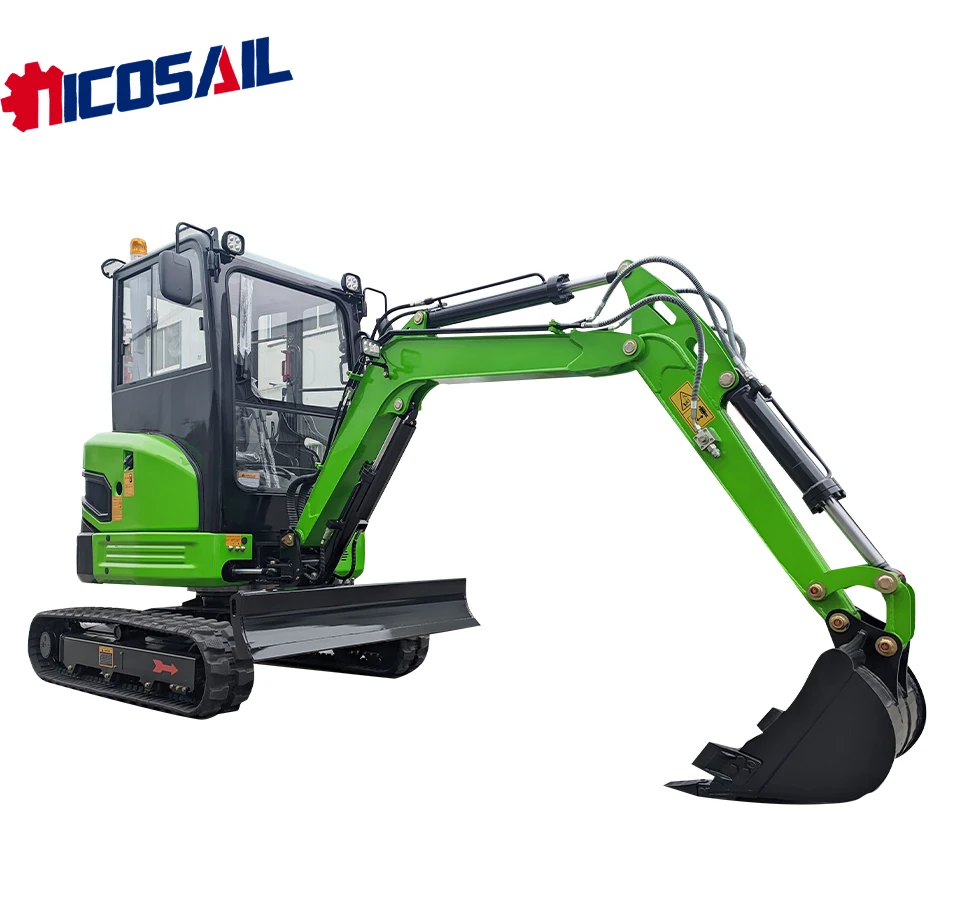 

New compact mini excavator, a small excavation machine weighing 3.5 tons or 4 tons, suitable for construction and household use,