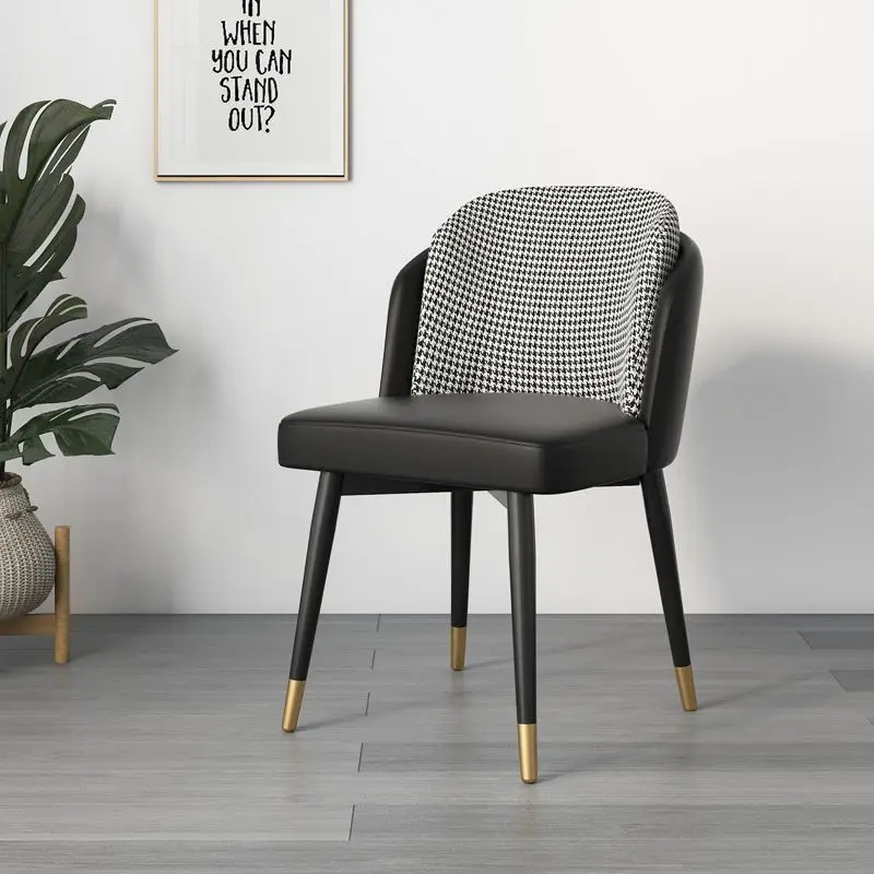 Silla portátil de terciopelo minimalista, sillas de salón relajante, restaurante, diseño de lujo para jugadores, hierro cómodo, Krzesla Do Jadalni