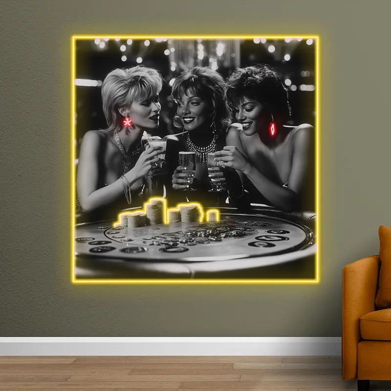 Retro Party Night Neon Light - Fun and Stylish LED Sign for Bars, Game Rooms, and Home Decor, Perfect for Adding a Vintage Vibe