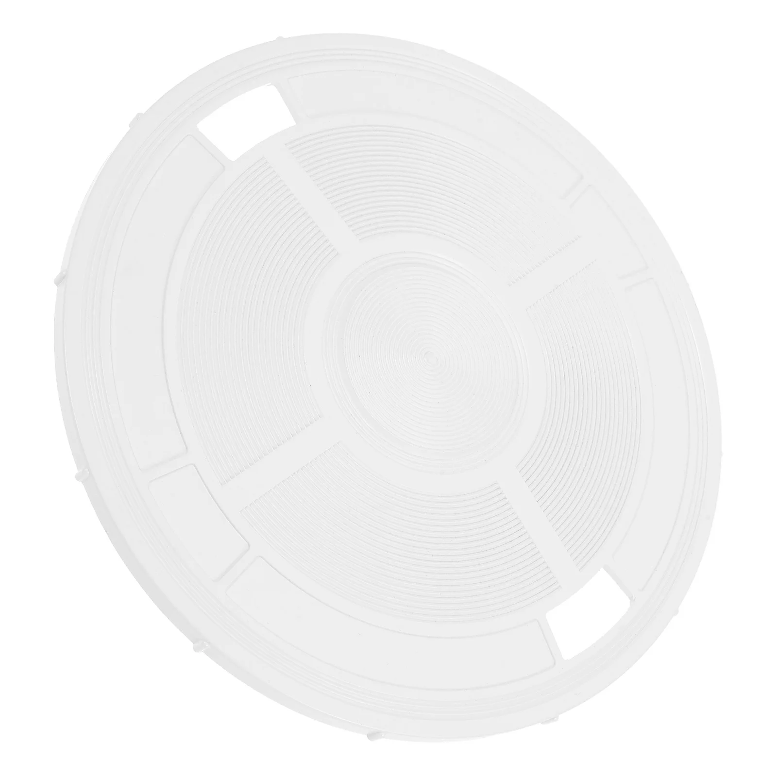 

Pool Skimmer Cover Replacement ABS Durable Lid for Debris Protection Splash Safety Ground Pool Skimmer Accessory