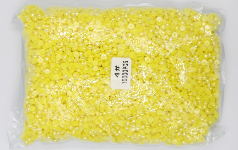1.5mm ~ 14mm 26 kolorów galaretka biała perła beżowy AB kolor płaski tył ABS okrągłe pół perłowe koraliki, imitacja plastikowych pół perłowych