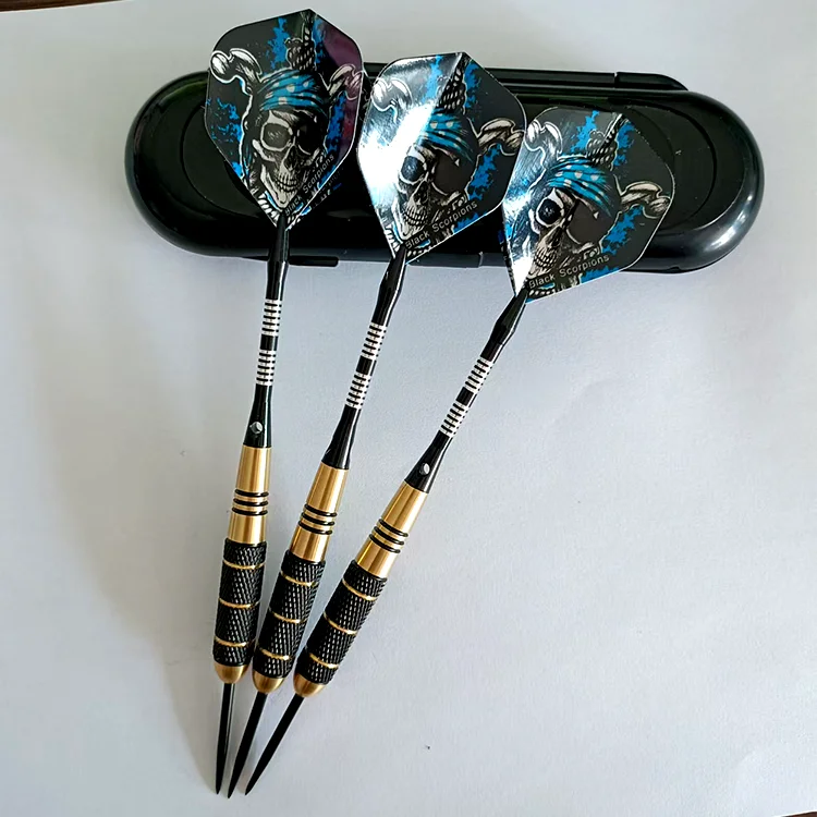 المهنية السهام الصلب تلميح مجموعة 3 قطعة 24 جرام النحاس معدن تلميح السهام دارت طرف معدني مجموعة 3 الألومنيوم دارت مهاوي دارت الرحلات الجوية #2