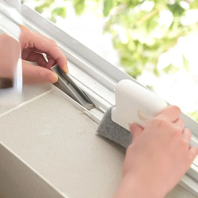 Window Groove Cleaning Cloth Brush Slot Hand-held Door Gap Keyboard Kitchen Floor Gap Household Cleaning Tools