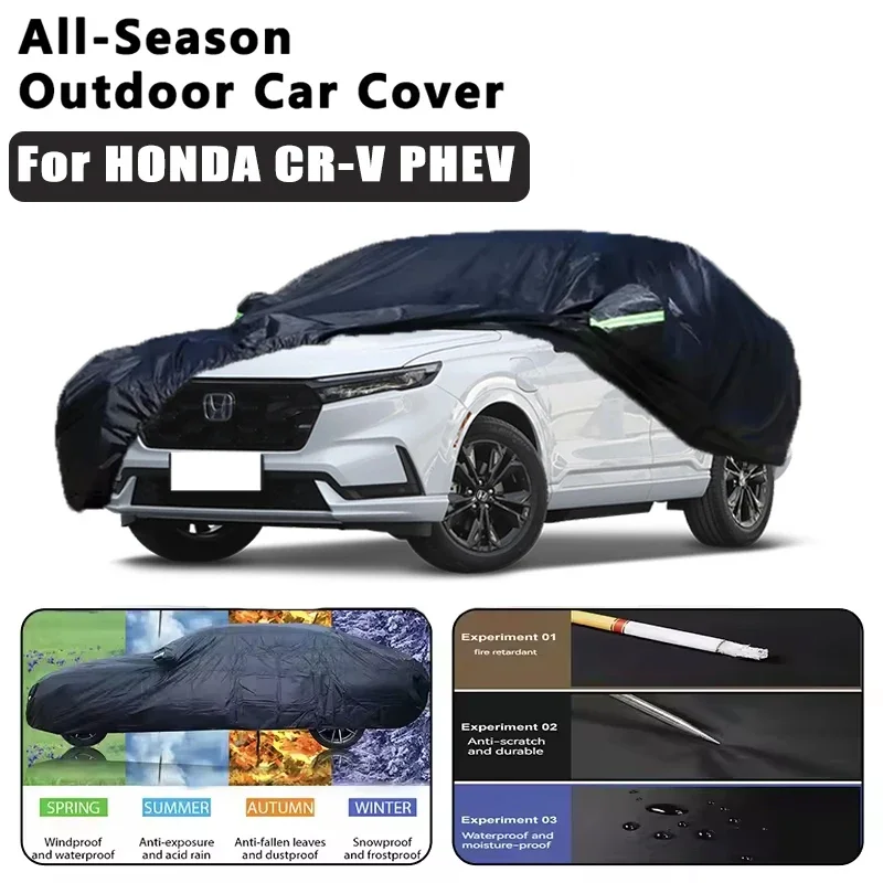 

For HONDA CR-V PHEV Car Covers Outdoor Waterproof Dustproof Sun Rain Snow Protection Thick Oxford Cloth Car Accessories