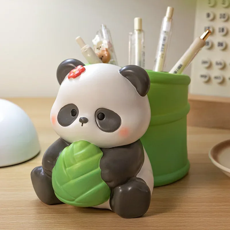 

Creative Panda Pen Holder Storage Decoration