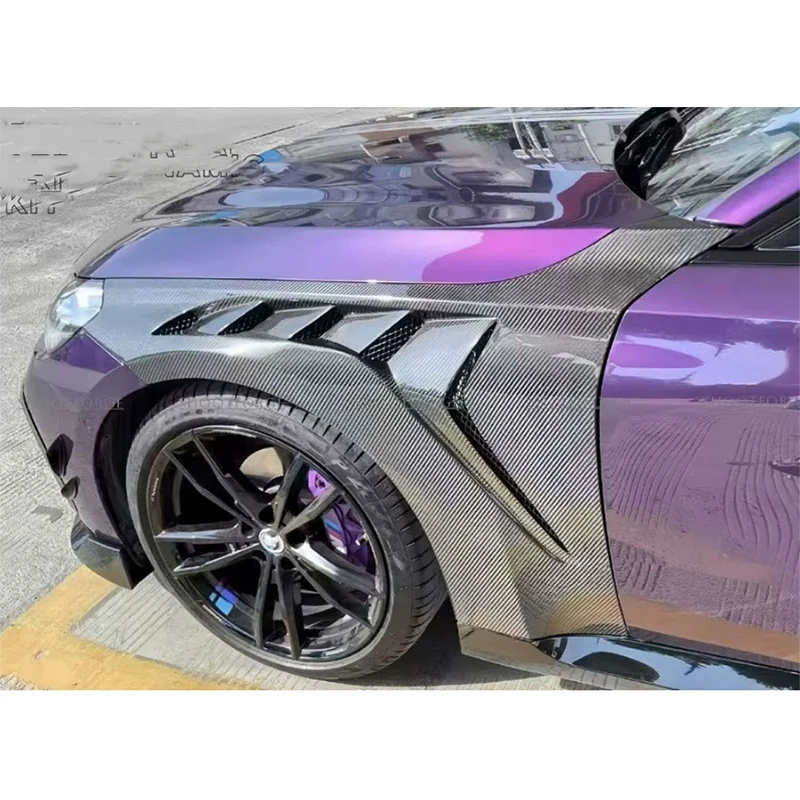 For BMW 2 series G42 M240 230 Coupe Dry Carbon Fiber  Bumper Retrofit the replacement Openings leaf plate Car Accessories