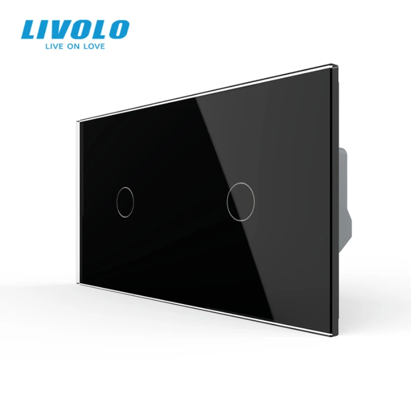 Livolo Products, Ivory White,Touch Screen Control, Wall Switch, Tempered Glass Panel, Light Wall Home Switch,AC 110-250V/50-60Hz