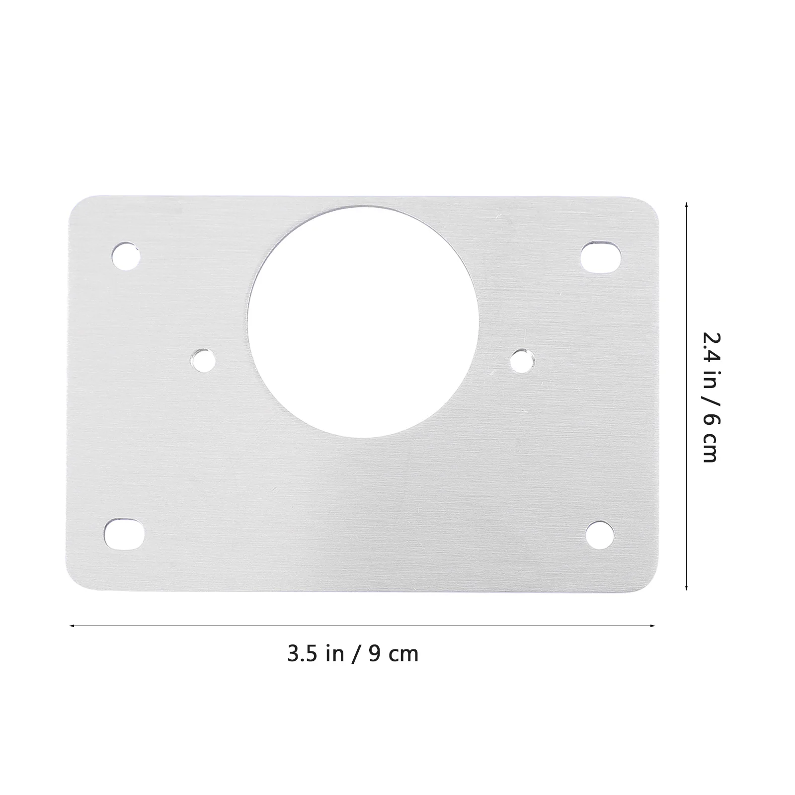 

4Pcs Stainless Steel Repair Plate Anti-Deformation Hinge Mending Plate for Furniture Cabinet Sofa Table Bed Durable Metal Repair