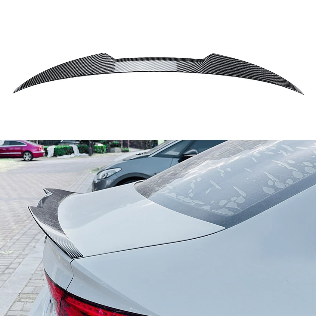 Rear Trunk Roof Lid Spoiler Wing Tail Tailgate Splitter Lip Spoilers For Audi A3 8V 2014-2020 sedan version