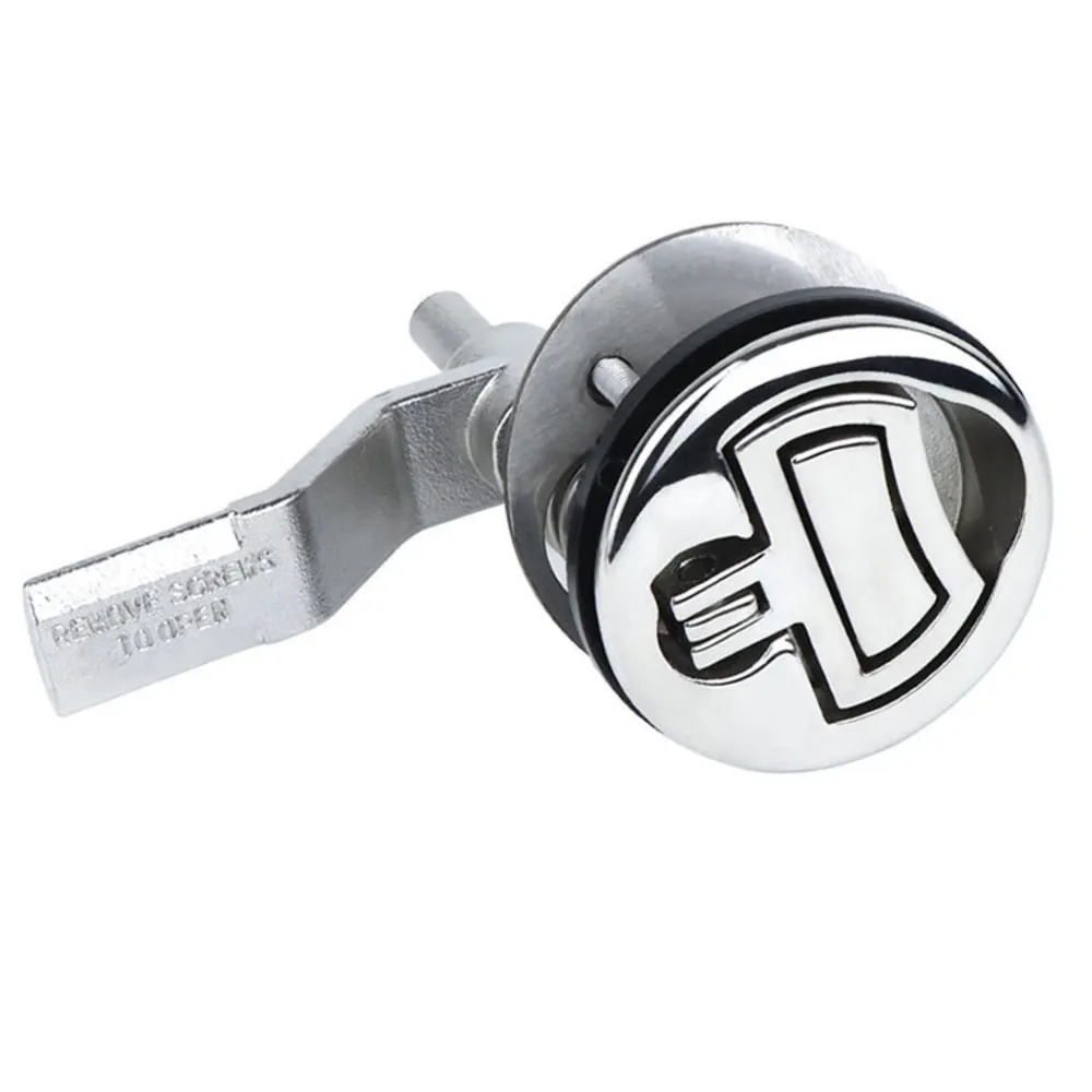 Marine D‑Ring Spring Latch 316 Stainless Steel Flush Mount Deck Floor Lock Hatch Cover Latch for Yacht Speed Boat RV Camper