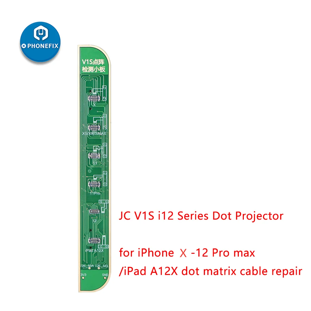 JC V1SE proiettore a matrice di punti Face ID non funzionante Fix per iphone fotosensibile batteria a colori originale impronta digitale programmatore SN