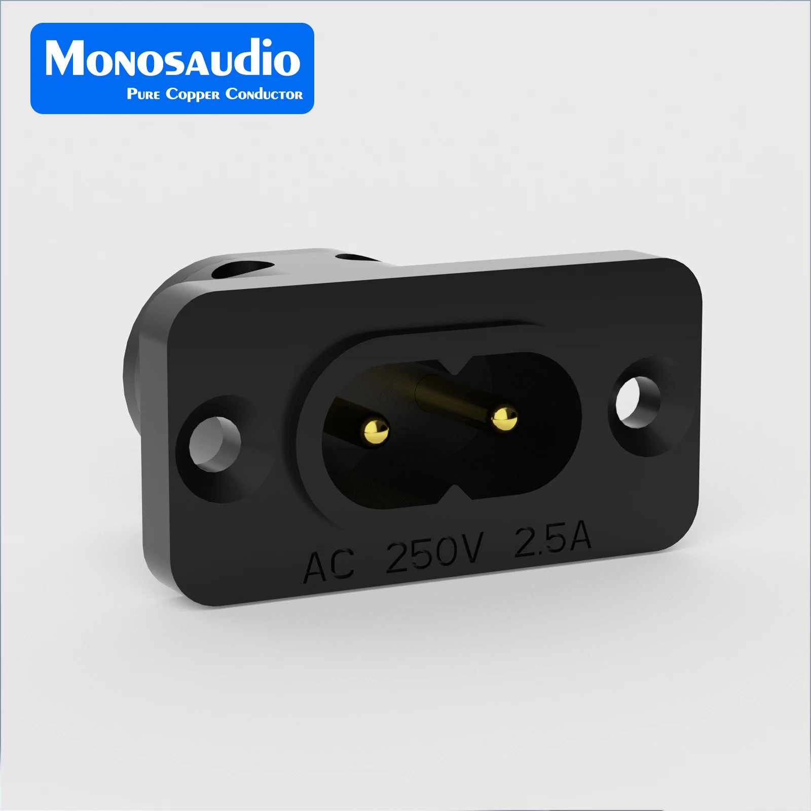 Monosaudio IB73 C8 Stecker, C7 Buchse, Stromanschluss, AC-Stromeingang, Steckverbinder mit 8-förmigen Buchsen – Detail 5