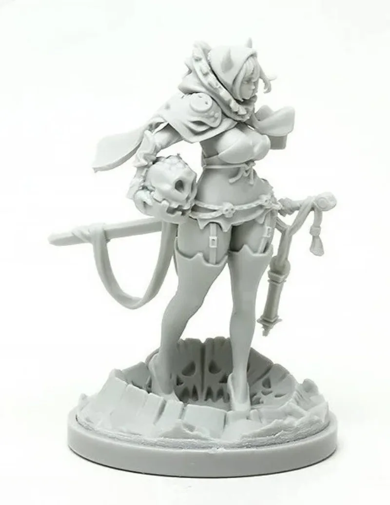

30mm Resin Figure Model Kits King-dom Death Halloween Fantasy Hobby Miniature Unassembled and Unpainted 147