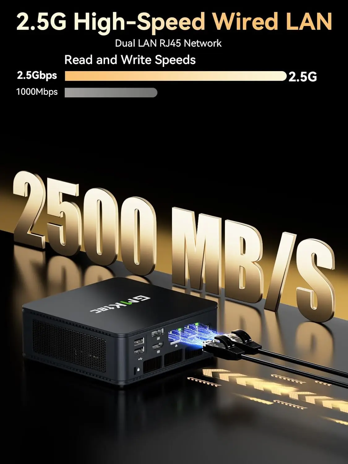 AittactXGMKtec M6 Ultra AMD Ryzen 5 7640HS Mini PC DDR5 M.2 SSD Windows 11 Pro WiFi 6E BT5.2 2.5G LAN Desktop Gaming Office PC