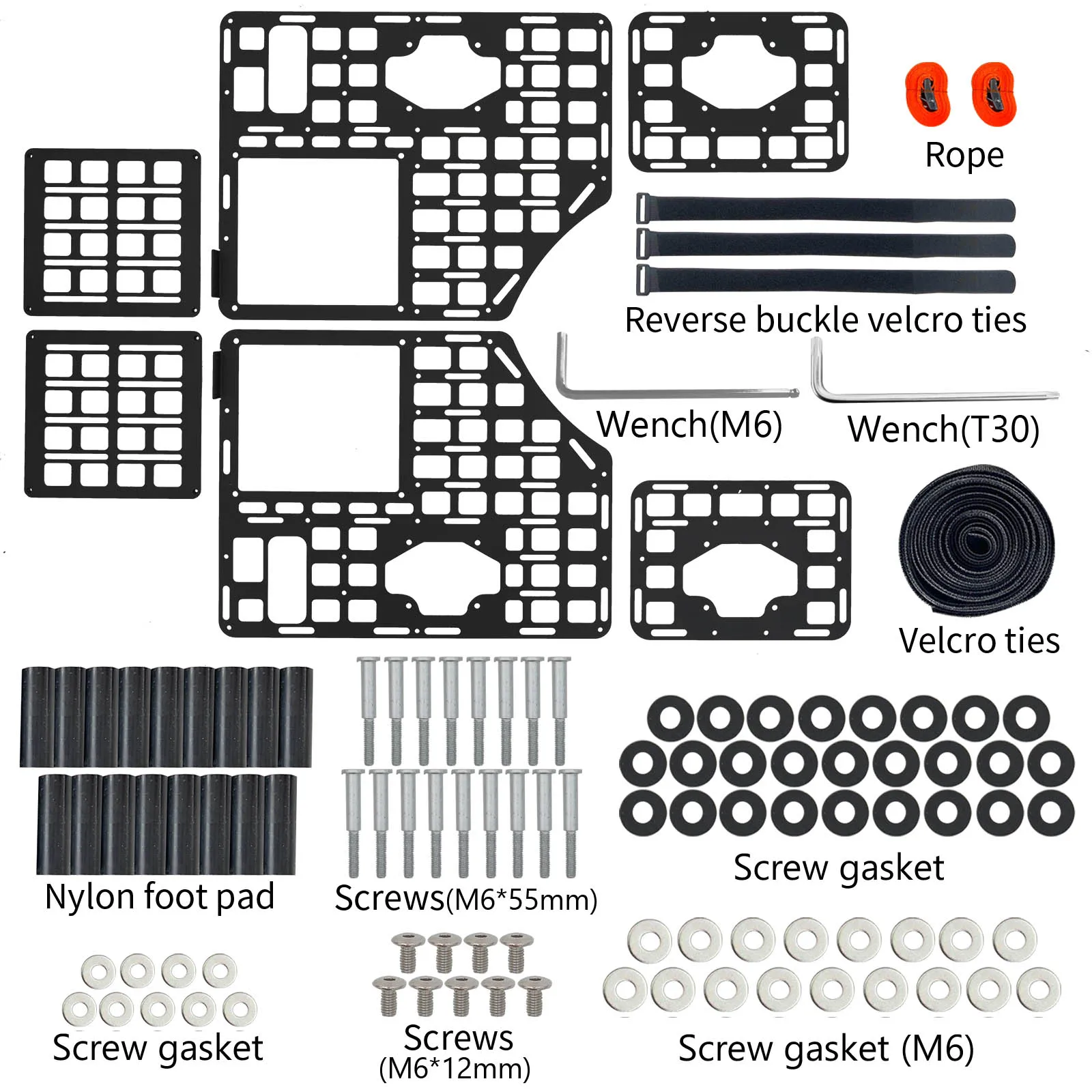 

Для Ford F150 2015-2024 детали кузова прочная тактическая панель из углеродистой стали, боковая кровать, панель Molle, совместимая