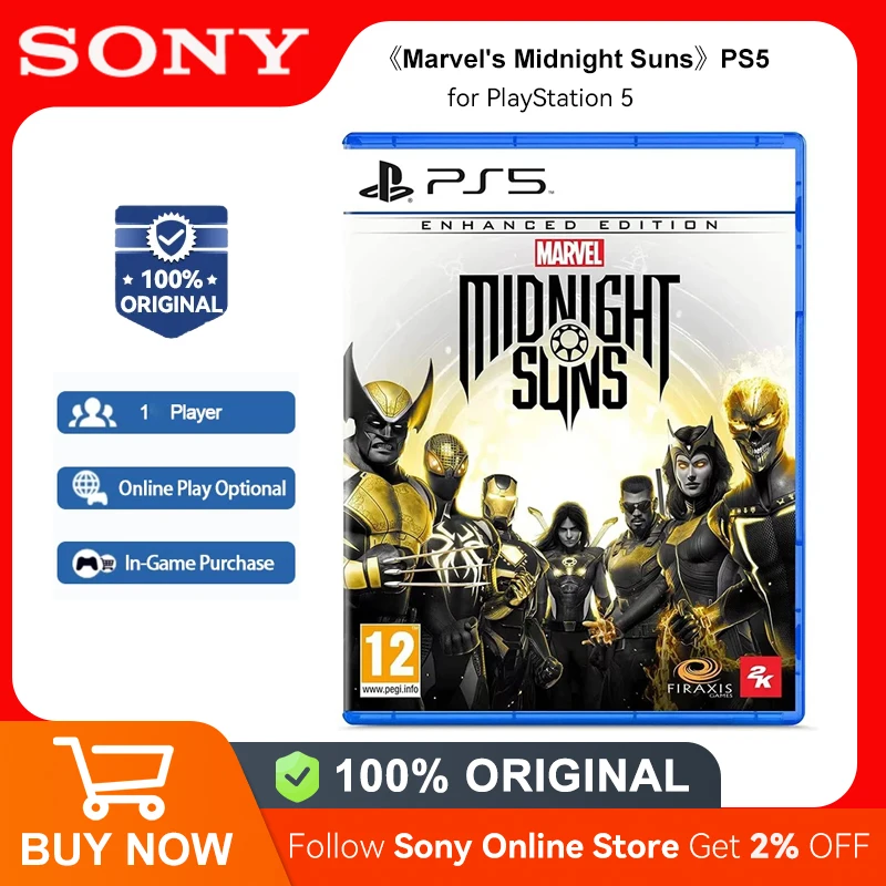 Sony PlayStation 5 Marvel's Midnight Suns Enhanced Edition PS5 Game Deals for Platform PlayStation5 PS5 Game Disks