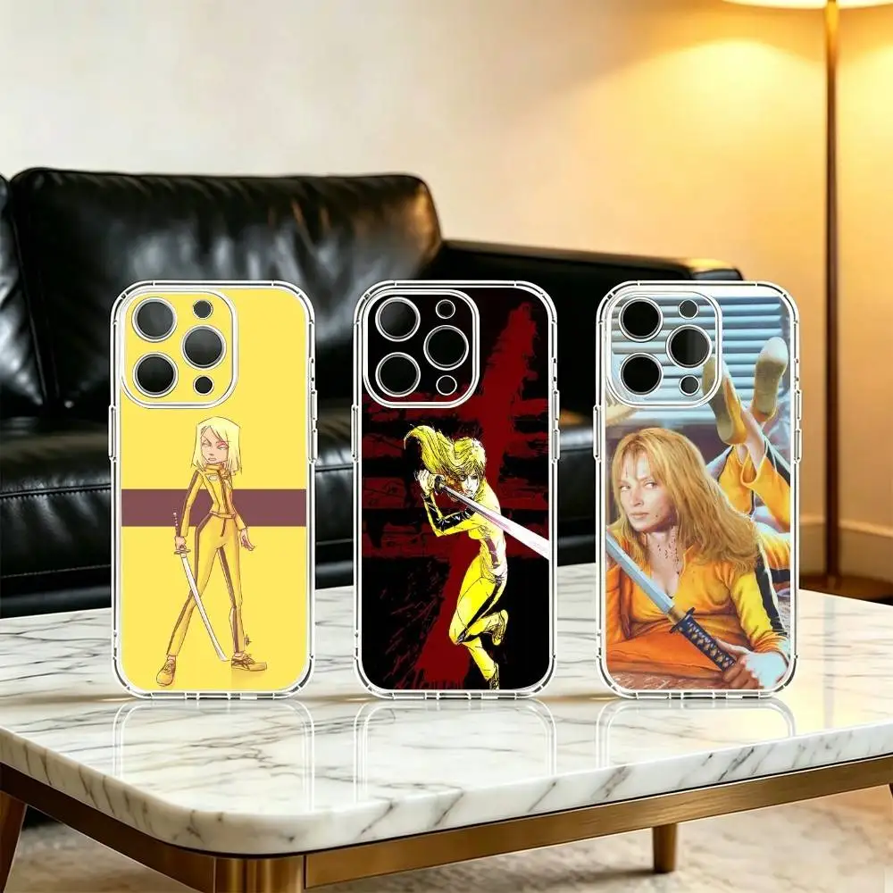 Kill Bill Movie Vol Phone Case For iPhone 17 16 15 14 13 12 11 Mini Pro Max Plus Transparent Cover