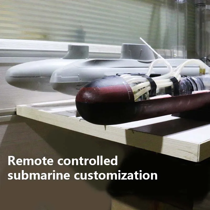 1/144 RC Remote Control Submarine Submarine Model Kit Static Modification Custom Sealed Cabin Model Ship Model