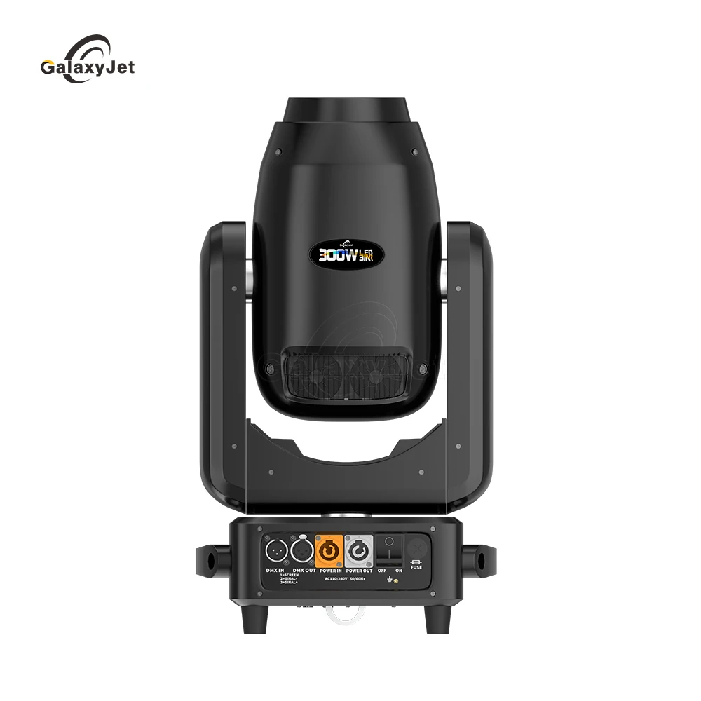 GalaxyJet LED Zoom Beam&Spot&Wash 300W 3IN1 Moving Head Light High Brightness Light Source for Disco KTV Party Concert