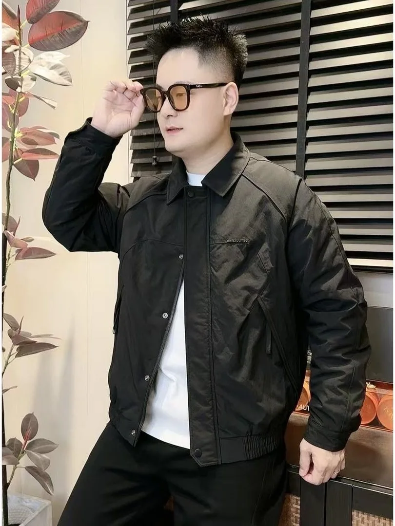 

Модная повседневная мужская куртка на осень-зиму, новая, из хлопка, с отложным воротником, трендовая верхняя одежда для мужчин