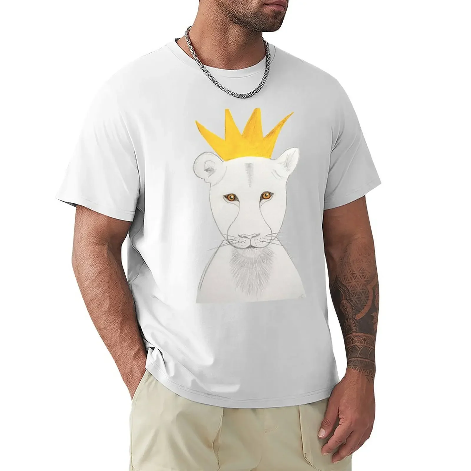 Divine Feminine - The Lioness T-Shirt for a boy customs design your own cute clothes fruit of the loom mens t shirts