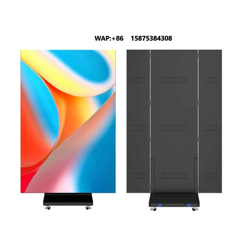 Indoor Poster Led P2.5 LED Digital Sign Advertising Display Portable Trifold Led Poster Digital Video