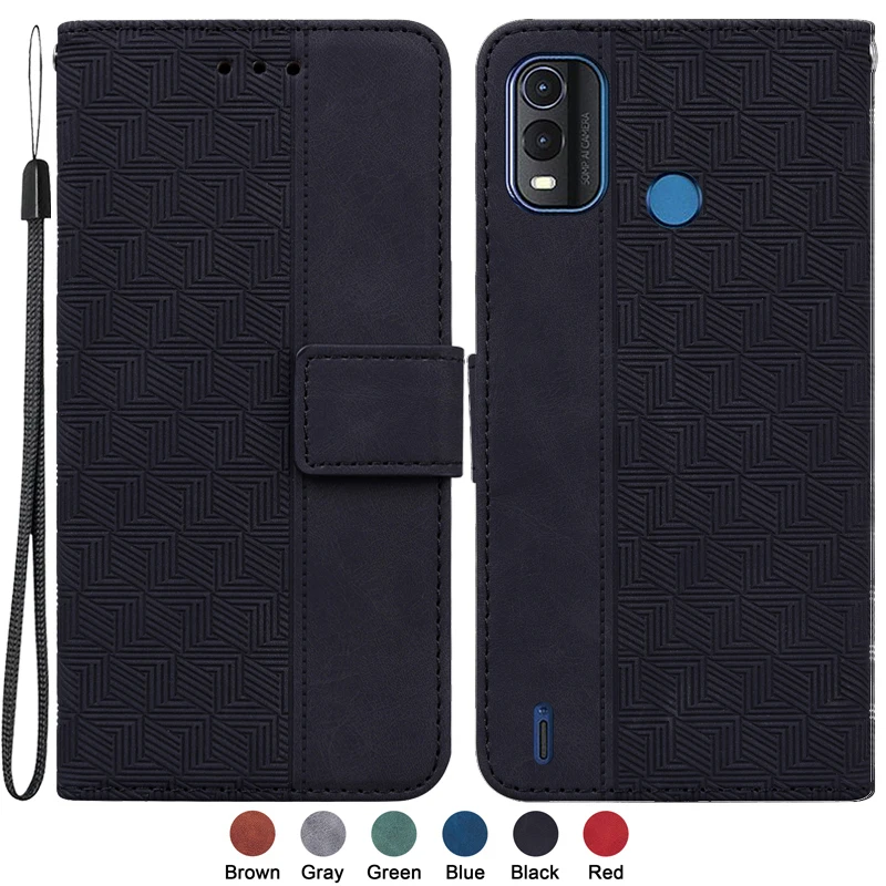 For Nokia G11 Plus 6.52 inch Capa for Nokia G21 Nokia G11 6.5 inch G 11 Plus Case Fashion Magnetic Geometric Textile Wallet Book