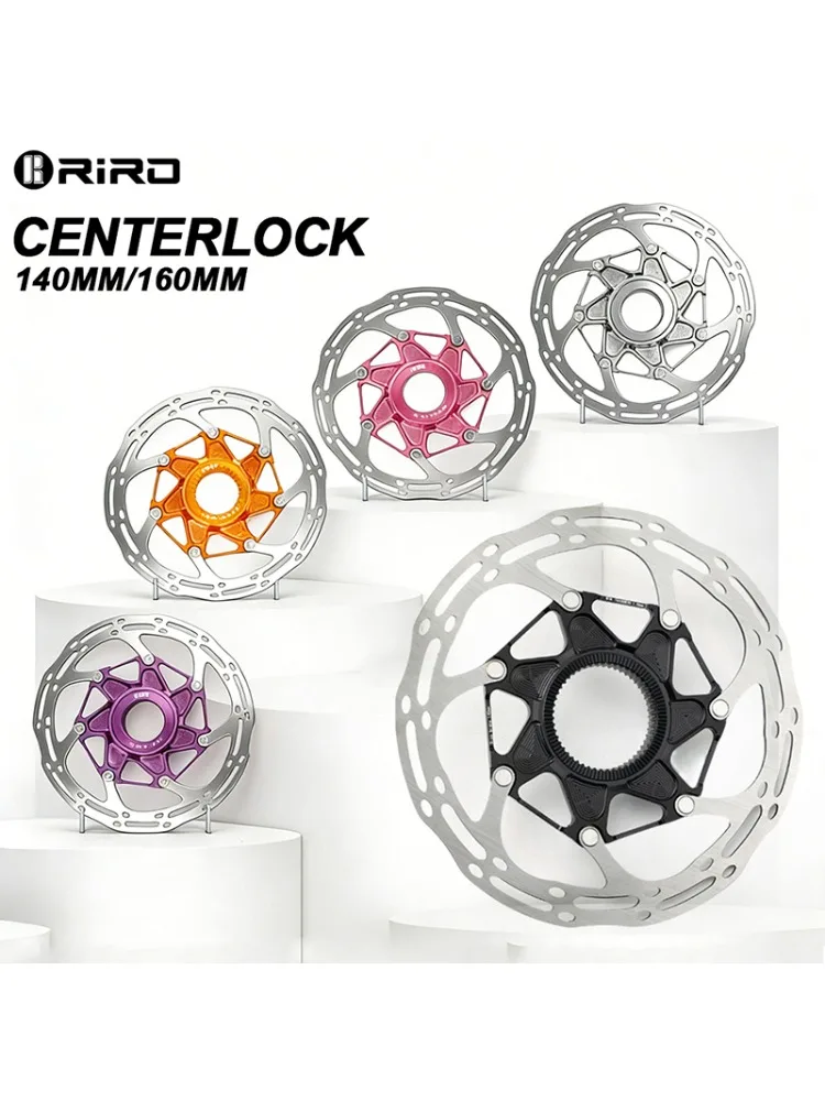 AliExpress riro Bike Brake Rotor Discs Centerlock Bicycle Disk Brake 140MM 160MM Mountain Road Cycling Hydraulic Brake Disc Pad MTB Bicycle Part